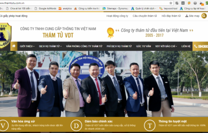 Văn phòng thám tử uy tín – chuyên nghiệp “HÀNG ĐẦU” tại Việt Nam